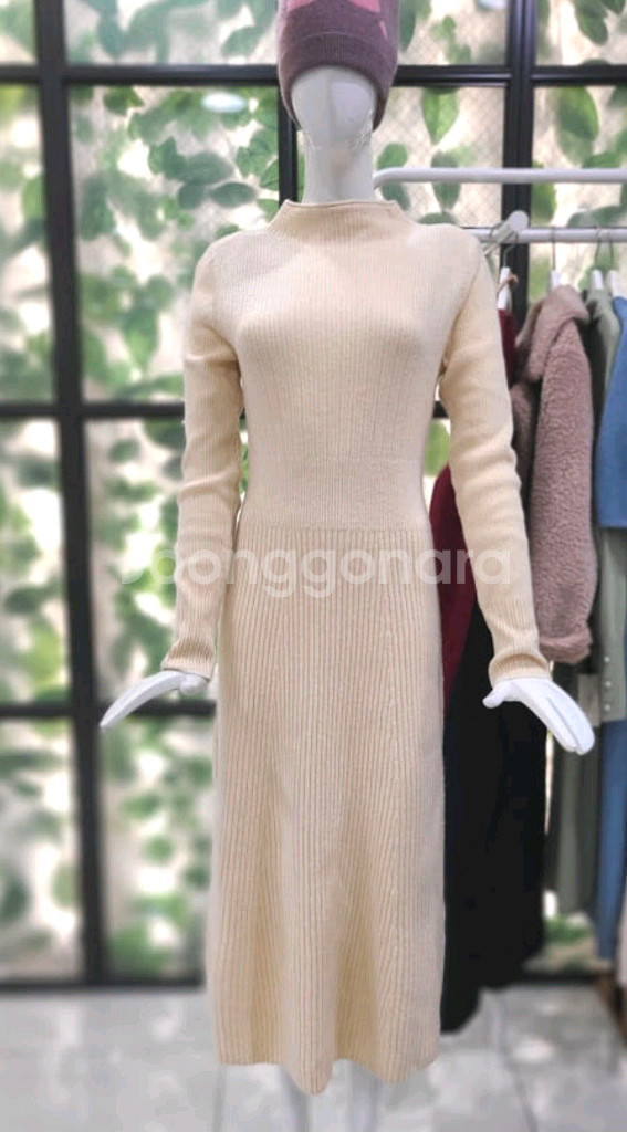 듀엘 울100% 니트 원피스 에고이스트 오즈세컨 마인 시스템 마쥬 가니 럭키슈에뜨--0