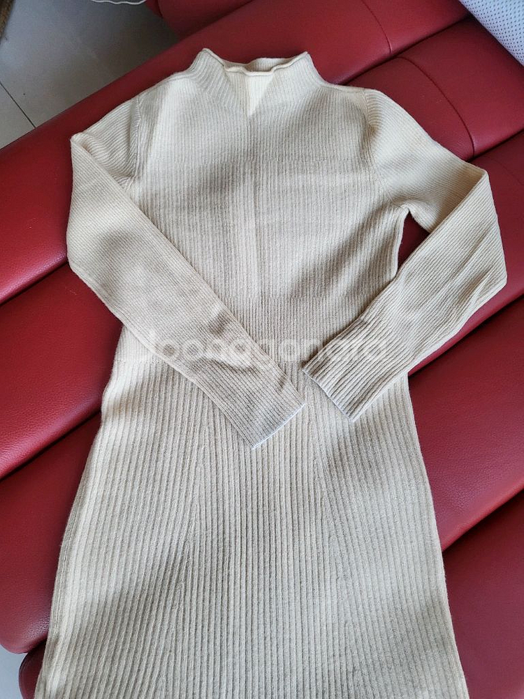 듀엘 울100% 니트 원피스 에고이스트 오즈세컨 마인 시스템 마쥬 가니 럭키슈에뜨--4