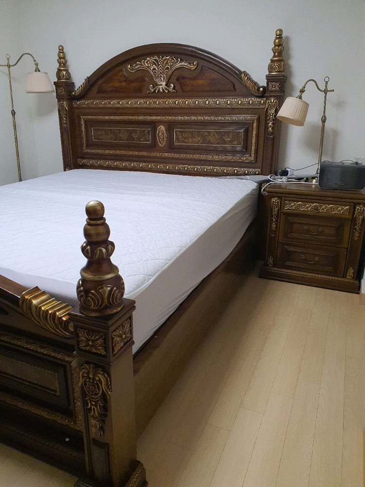 이재명 대통령 동상이몽 너는내운명 엔틱 침대 협탁 화장대 서랍장 거울--1