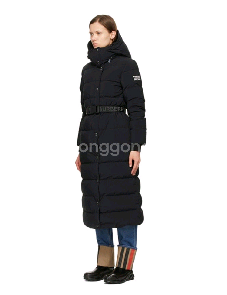 버버리 여성 롱패딩--3