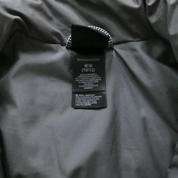 노스페이스 키즈 패딩조끼 10/12세 이미지