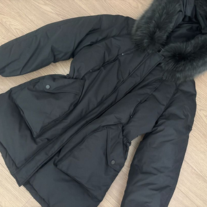 새상품급 에고이스트 중기장 구스다운 야상형패딩 55