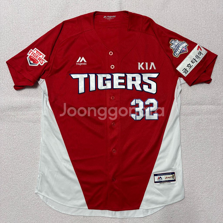 기아타이거즈 야구 유니폼 김민식 마제스틱--0