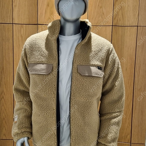 (공용)블랙야크 플리스 리버시블 다운 자켓 점퍼 베이지&블랙 90(s사이즈) 내셔널지오그래픽 디스커버리 네파