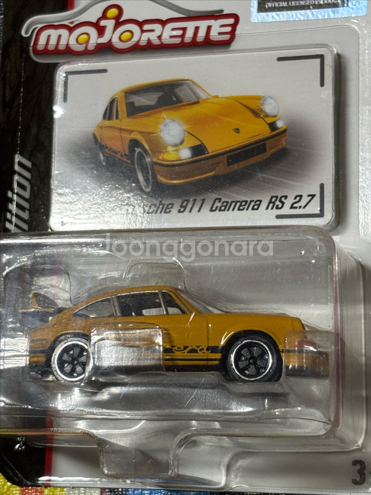 미개봉)포르쉐 911 카레라 rs 2.7 다이캐스트 2마조렛 인테리어소품--9