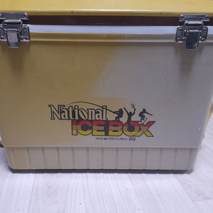 골동품-20리터 옛날아이스박스 내쇼날푸라스틱