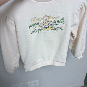 룰라비 기모 자수 맨투맨 130사이즈