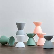 [재고정리세일] m.a.d. 가성비 갑 스툴겸 사이드 테이블 코랄핑크--1