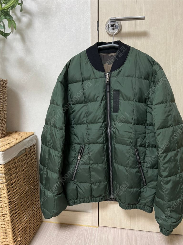 코치 카모 패턴 양면패딩 점퍼--0