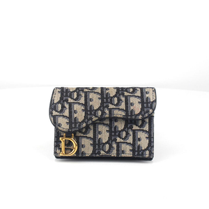 [중고명품다올] 디올 오블리크 새들 플랩 카드지갑 S5611CTZQ_M928