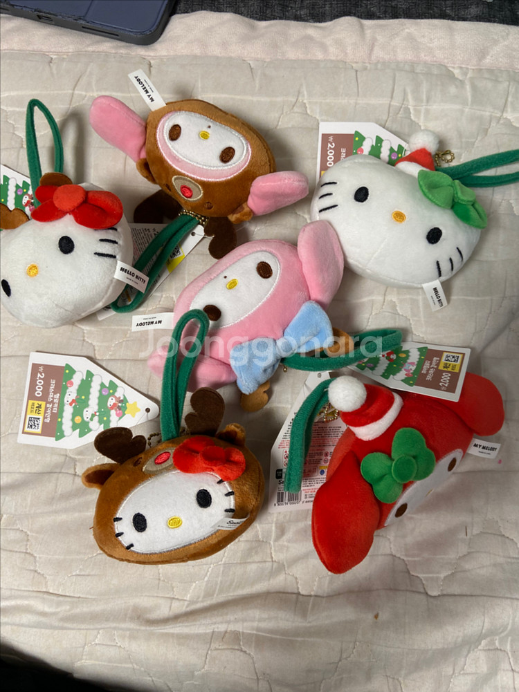 다이소 크리스마스 키티 오너먼트--0