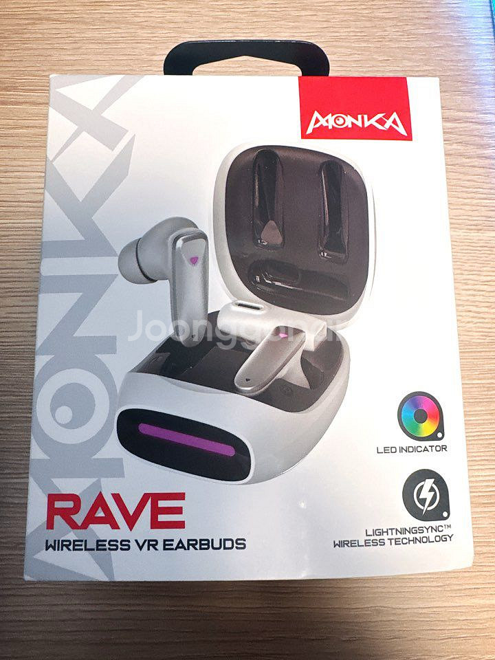(미개봉) MONKA BE-965 게이밍 무선 이어폰 (2.4동글, 블루투스)--0