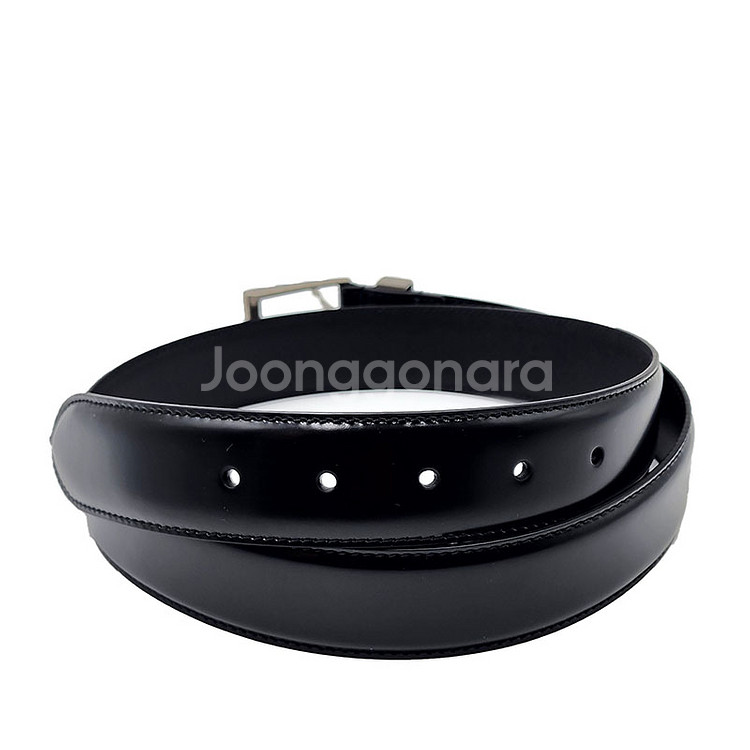 구찌 블랙 남성 스네이크 버클 벨트 495123--2