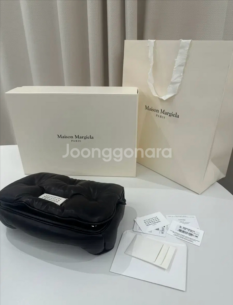 메종 마르지엘라 글램슬램 플랩 미디엄 백--0