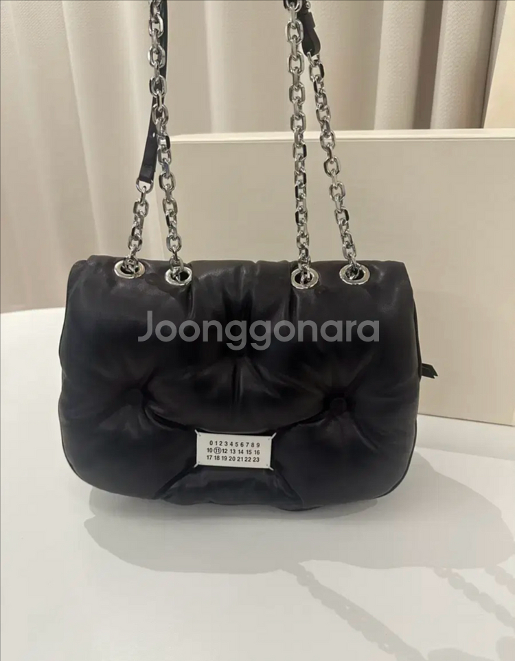 메종 마르지엘라 글램슬램 플랩 미디엄 백--3