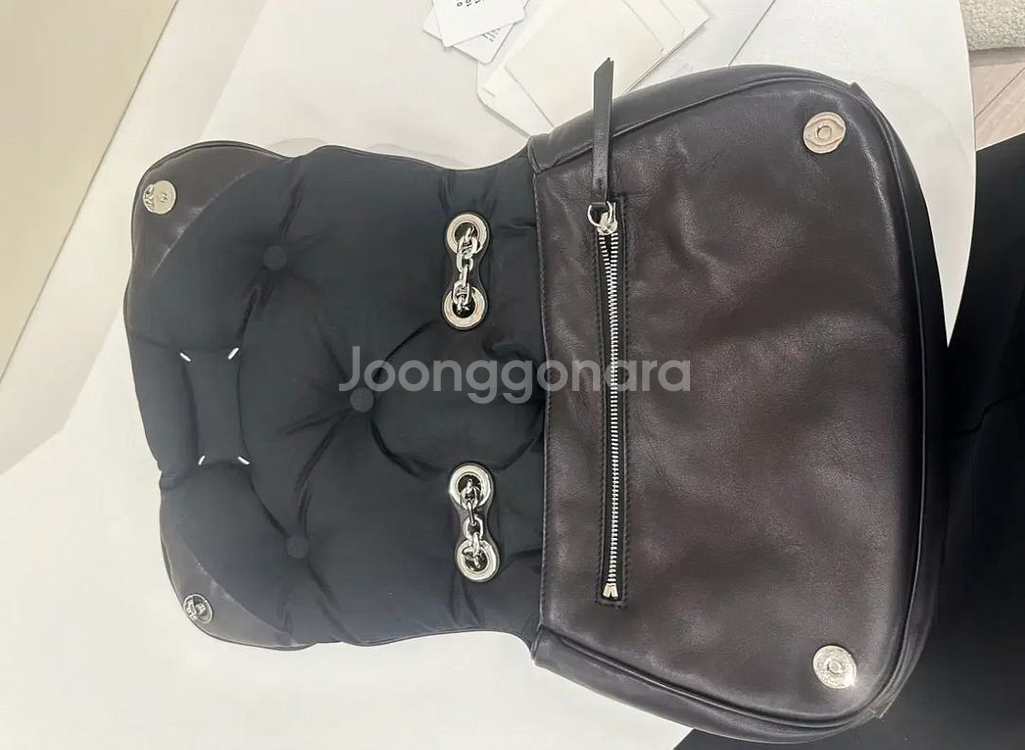 메종 마르지엘라 글램슬램 플랩 미디엄 백--5