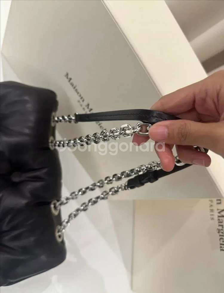 메종 마르지엘라 글램슬램 플랩 미디엄 백--8