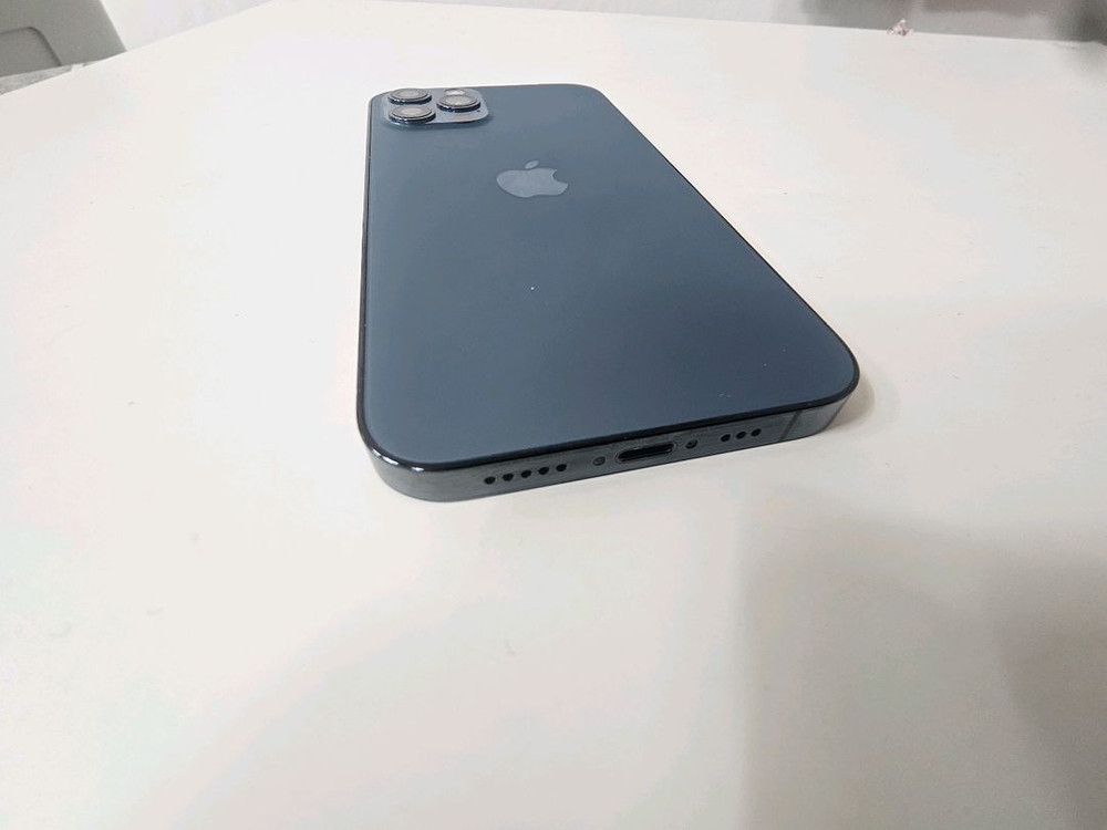 아이폰12프로 퍼시픽블루 256G A급--4