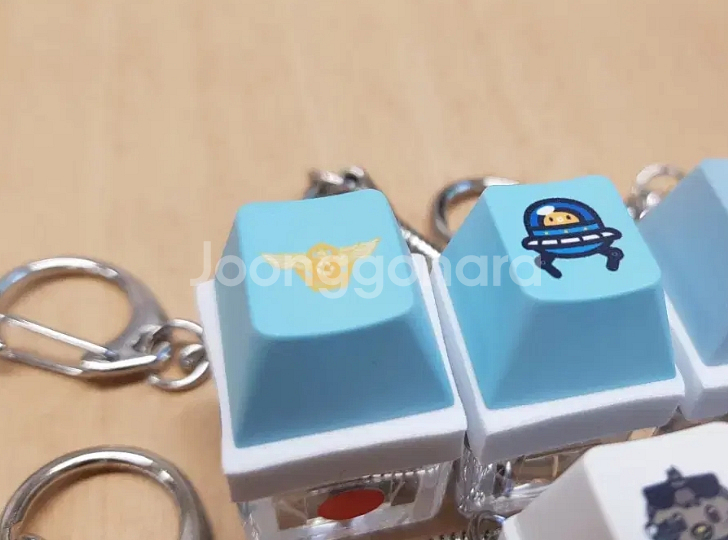 서울에어쇼 키보드 포인트 키캡 (전투기 등 6종 기념품)--6