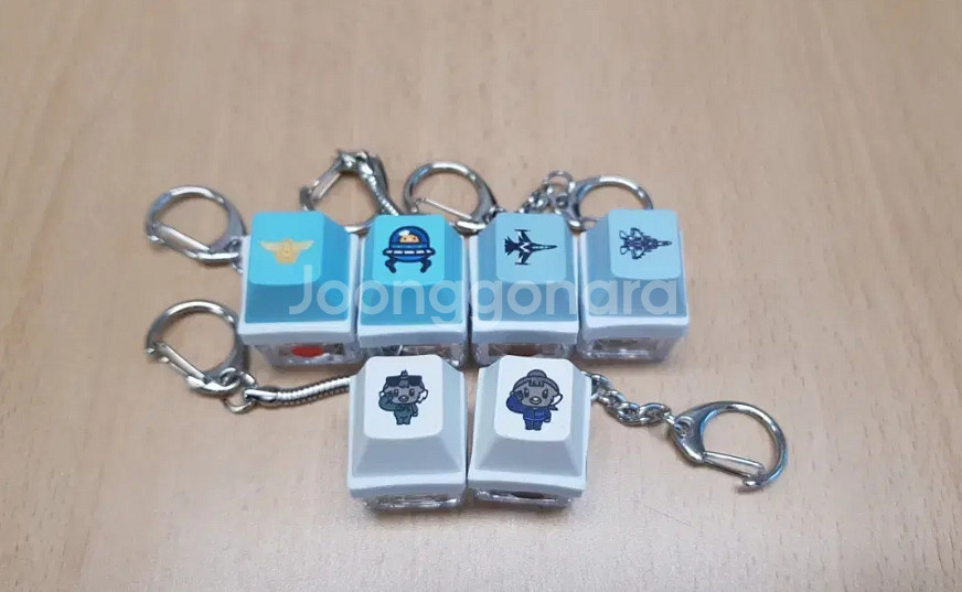 서울에어쇼 키보드 포인트 키캡 (전투기 등 6종 기념품)--4