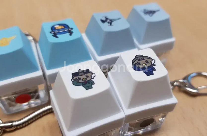 서울에어쇼 키보드 포인트 키캡 (전투기 등 6종 기념품)--7