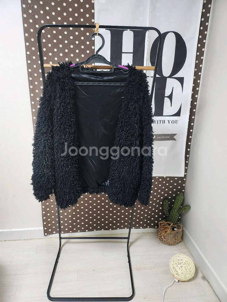 뽀글이 오픈가디건--0