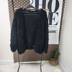 뽀글이 오픈가디건