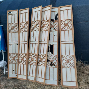 한식 전통 조명 장식 패널 세트