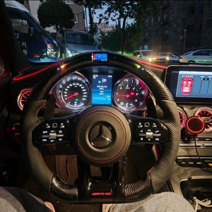 벤츠 AMG 게이지바 D컷 카본 핸들(스티어링 휠)
