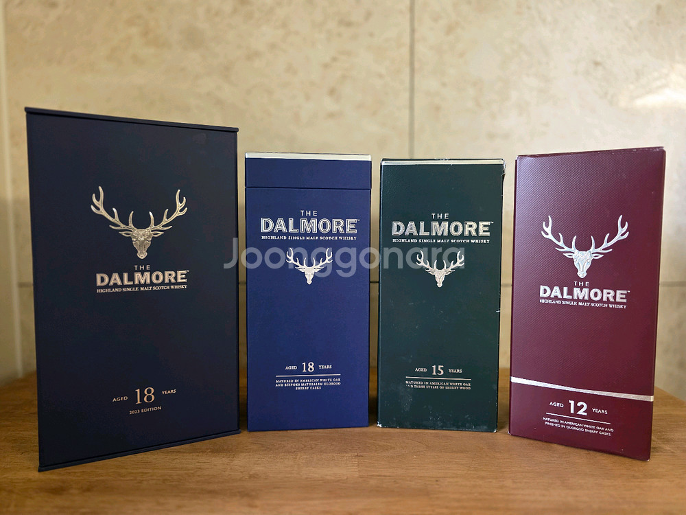 달모어 12년 15년 18년 킹알렉산더 에디션 공병팝니다--2