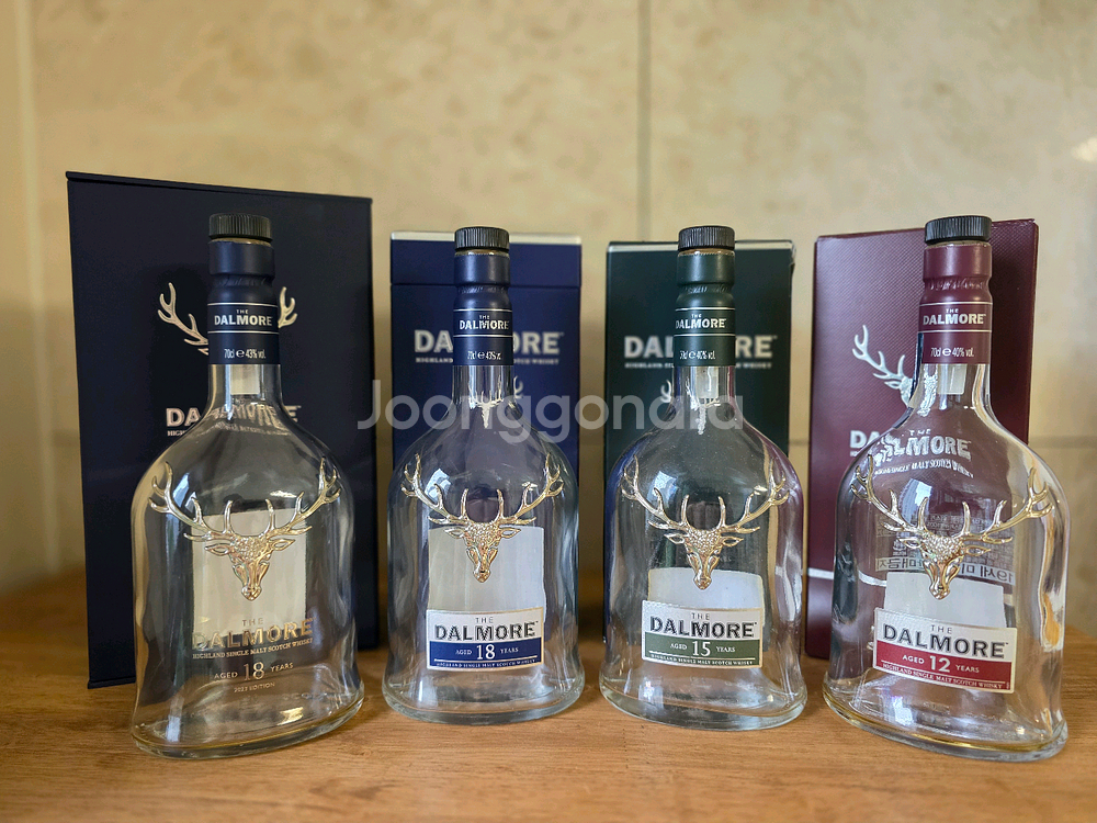 달모어 12년 15년 18년 킹알렉산더 에디션 공병팝니다--3