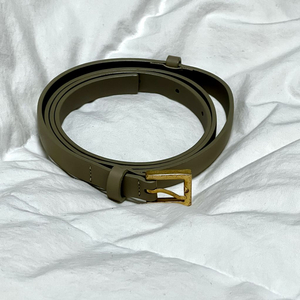 시에 소가죽 슬림 벨트 에토프