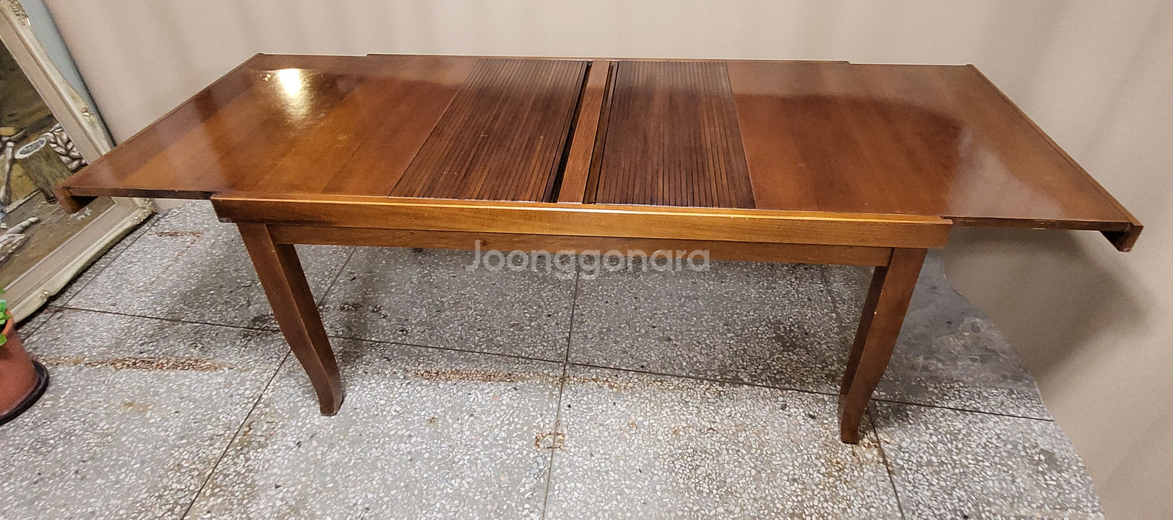 원목 확장형 식탁--5