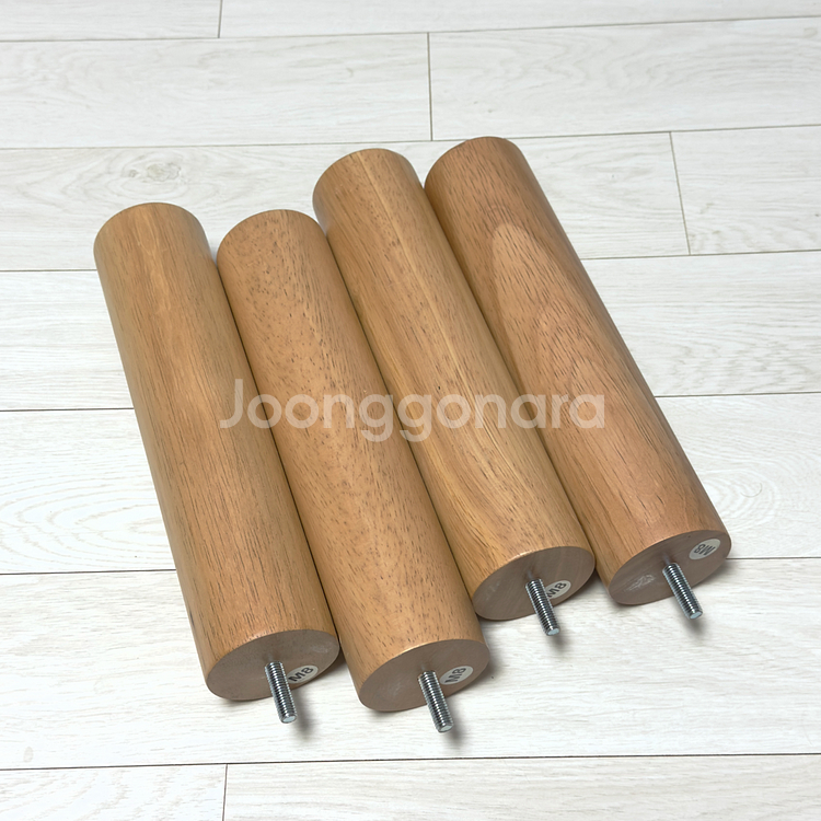 무인양품 고무나무 목제 다리 26cm--0