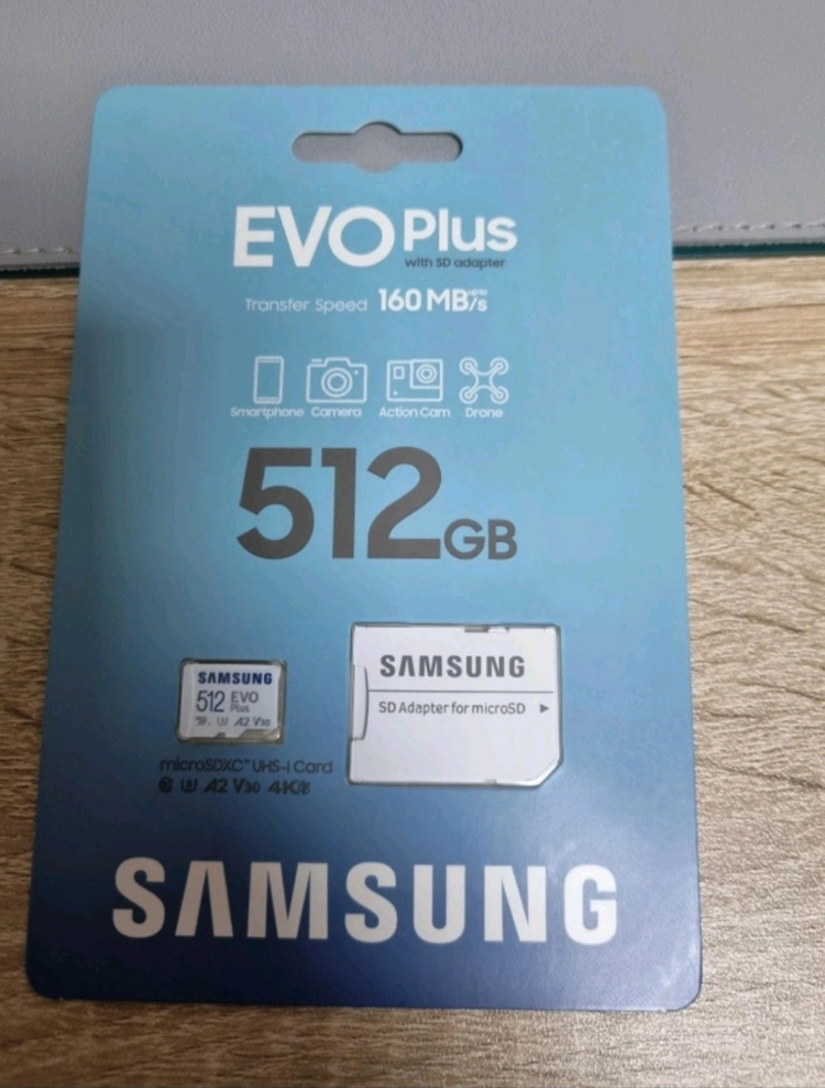 삼성 EVO Plus 512GB 마이크로SD 카드 판매합니다--0