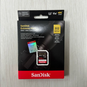 [미개봉] 샌디스크 Extreme PRO 512GB SD카드