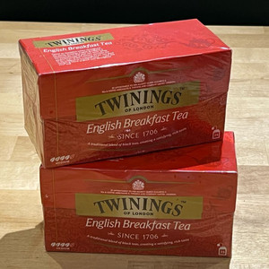 ( 새상품) 트와이닝 잉글리쉬브렉퍼스트 25티백x2박스 tea TW