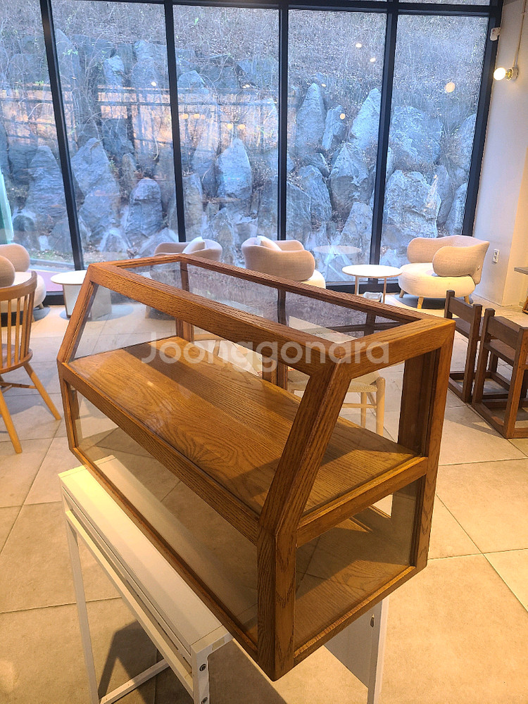 디저트 우드 쇼케이스 판매합니다--0