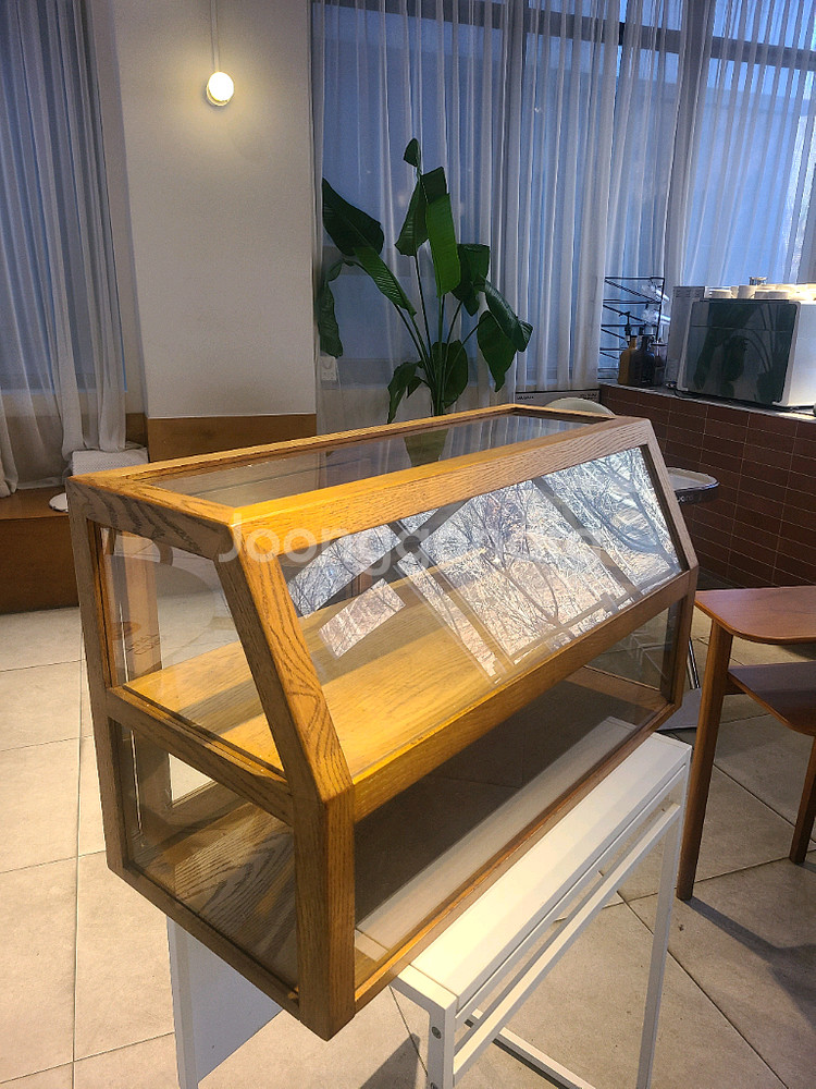 디저트 우드 쇼케이스 판매합니다--1