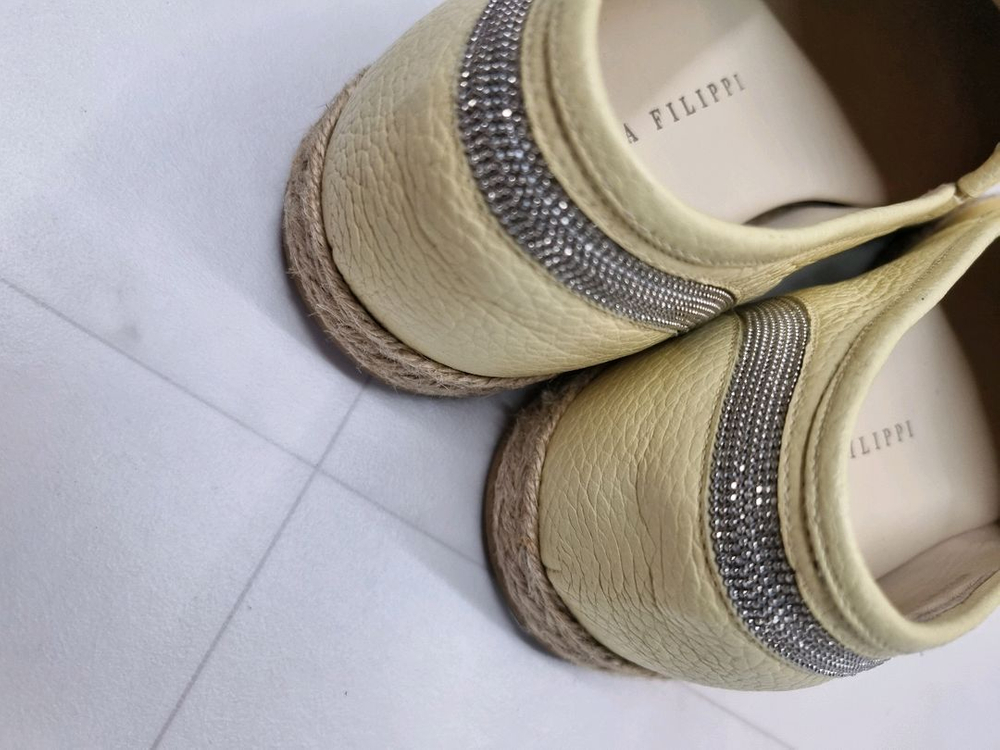 파비아나필리피 가죽 에스파듀 슬립온 225--4