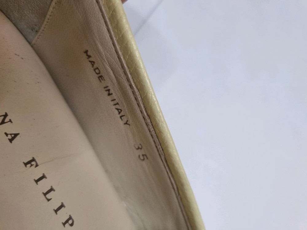 파비아나필리피 가죽 에스파듀 슬립온 225--6