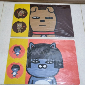 카카오프렌즈 식탁 테이블 매트 & 티코스터 세트