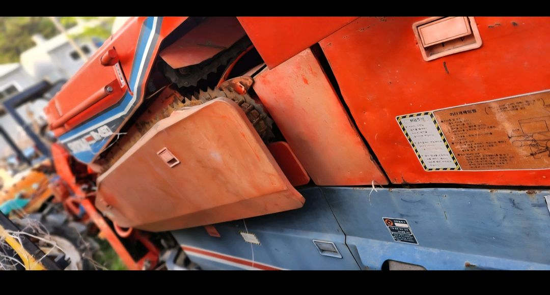 대동 콤바인 R1-450 벼베는기계 타작하는기계 운반차 수리용이나 부품용--6