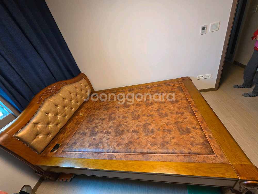 원목 클래식 온돌 침대--0