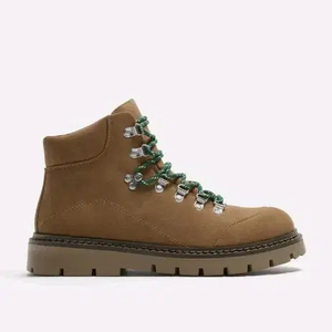 265) 자라 레이스업 워커 부츠 카멜 브라운 마운틴 2005 520