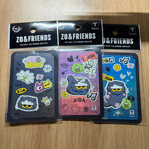 티머니 CU 조앤프렌즈 조아 교통카드 3종 세트 일괄 판매