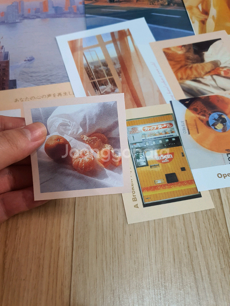 빈티지 감성 인테리어 사진 엽서 포스터+컬러 종이 테이프--3