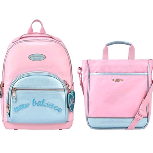 쿨거래시 7만9천! [정가 159,000원] 미착용 새제품 뉴발란스 키즈 글리터 책가방 보조가방세트