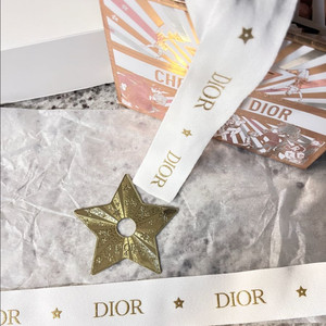 디올 홀리데이 별오너먼트 리본 종이백 포장세트 이미지