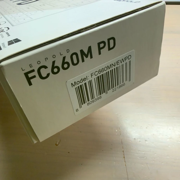 레오폴드 FC660M PD 화이트 투톤 기계식 키보드 넌클릭 갈축 이미지